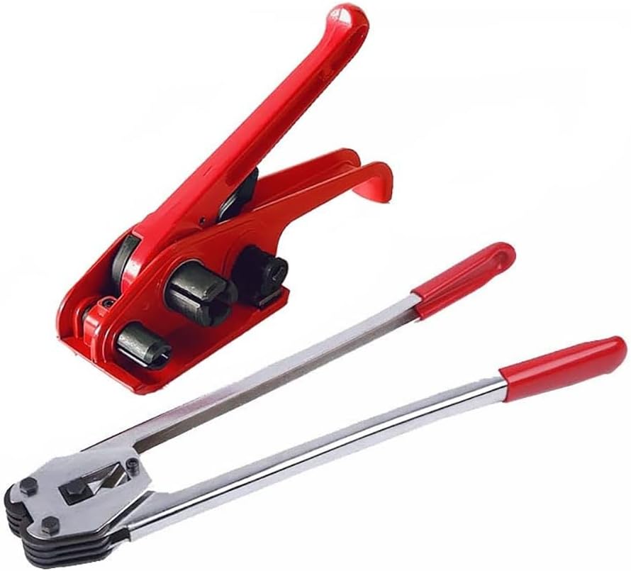 Rubik PET Strapping Tool Kit for 13–19mm Straps – Manual Tensioner & Sealer Set