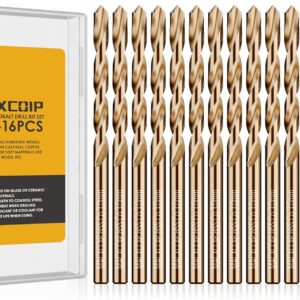 Metric 16-Piece M35 Cobalt Drill Bit Set – 1mm–10mm HSS Cobalt Jobber Drill Bits