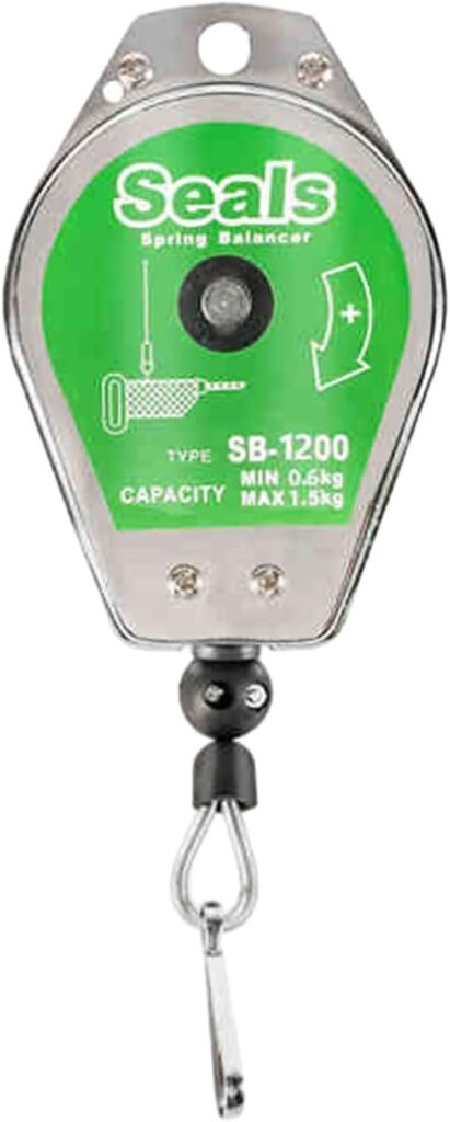 Heavy Duty Retractable Spring Balancer with Wire Rope & Positioner – Tool Suspension Hanger